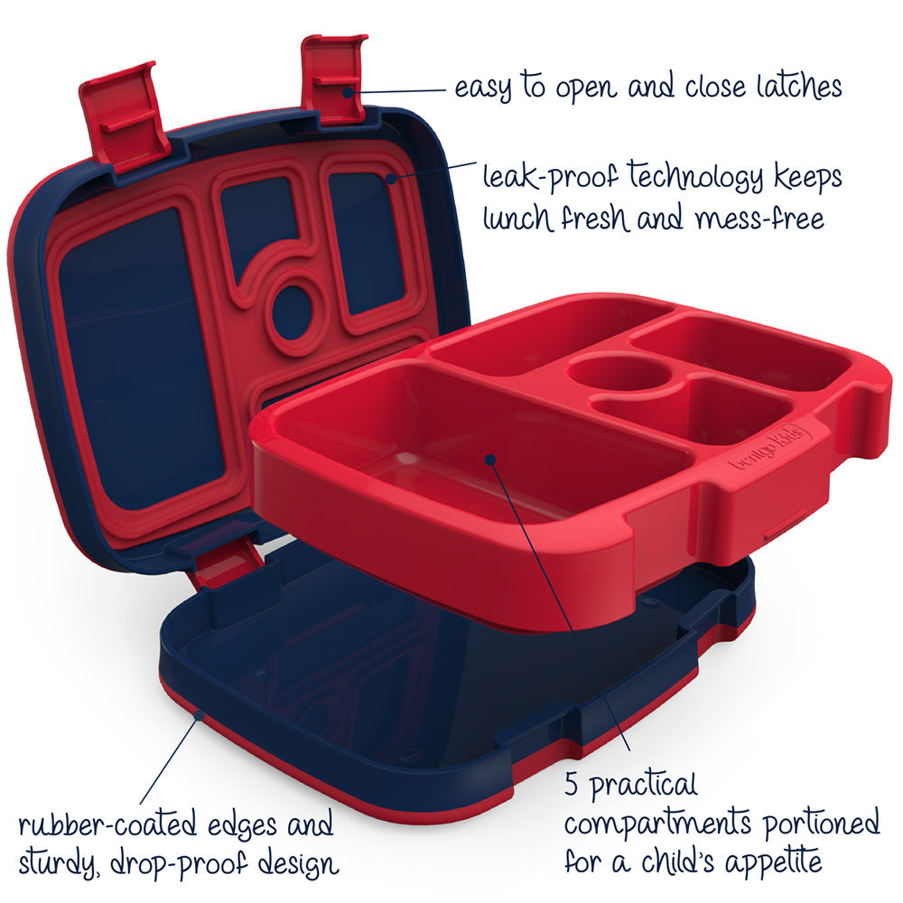 Bentgo Kids Prints Lunch Box, Lunch Bag, & Ice Packs