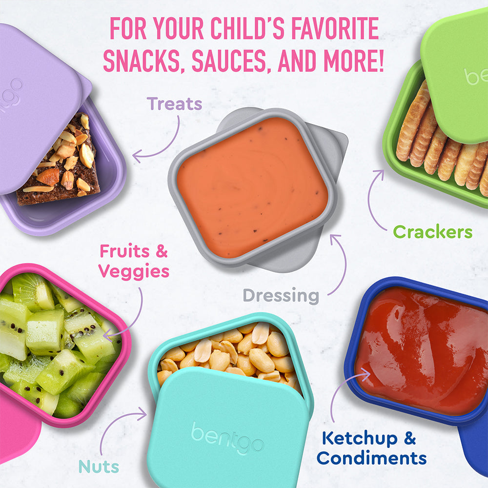 Bentgo Kids Sidekicks 2-Pack Silicone Container Set