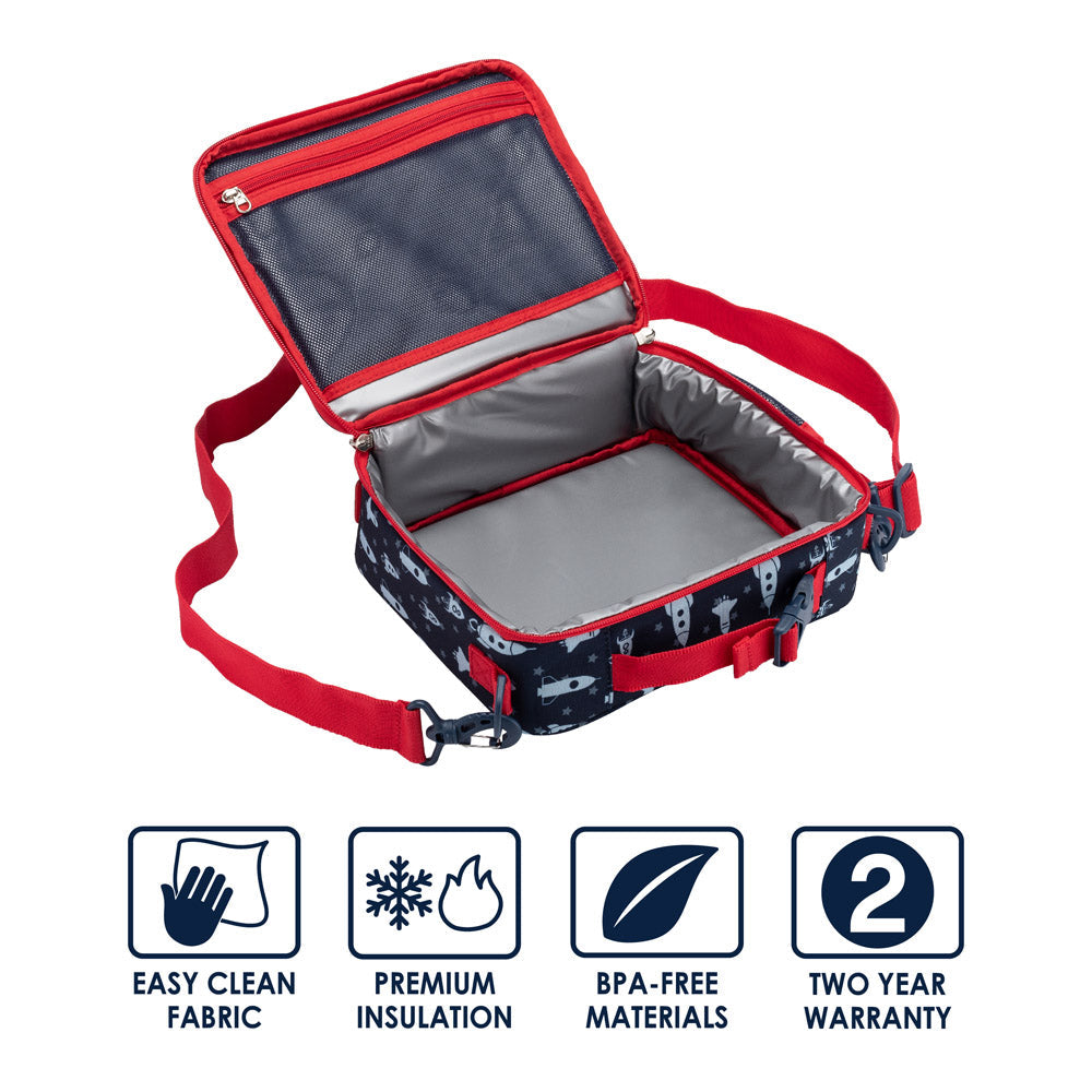 Bentgo Kids Prints Lunch Box, Lunch Bag, & Ice Packs
