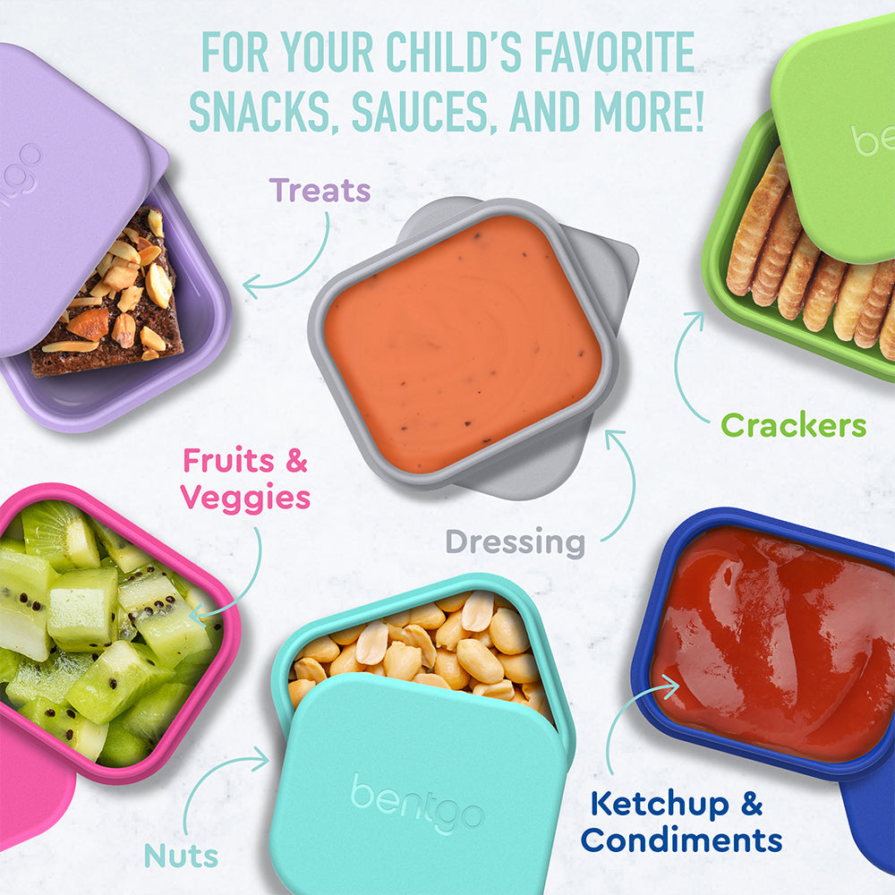 Bentgo Kids Sidekicks 2-Pack Silicone Container Set