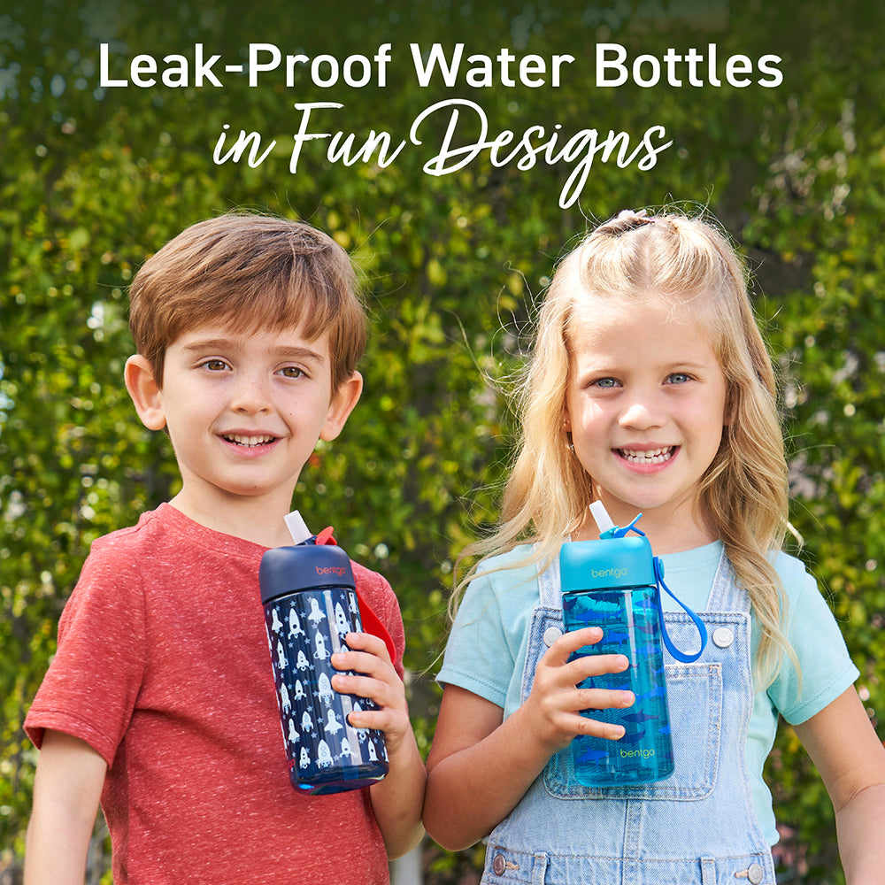 Bentgo Kids Prints Water Bottle (2-Pack)