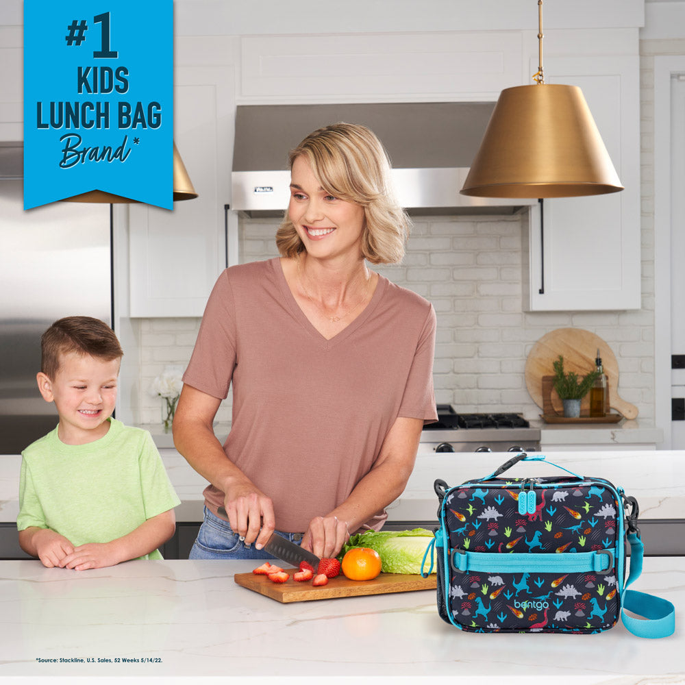 Bentgo Kids Prints Lunch Box, Lunch Bag, & Ice Packs