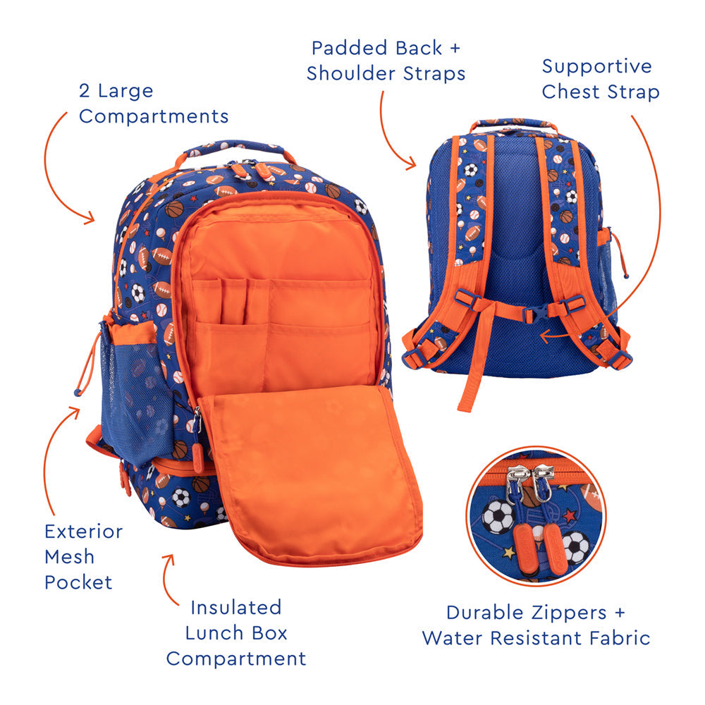 Bentgo Kids Prints Lunch Box & Backpack