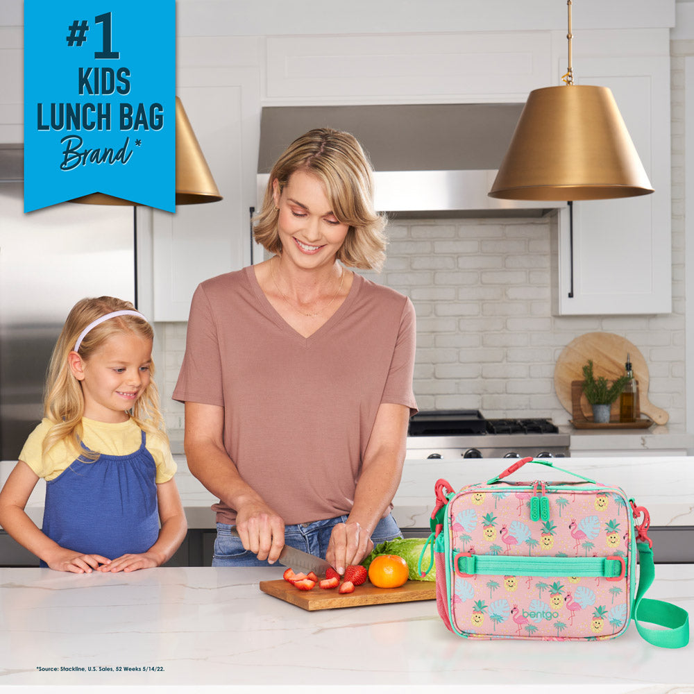 Bentgo Kids Prints Lunch Box, Lunch Bag, & Ice Packs