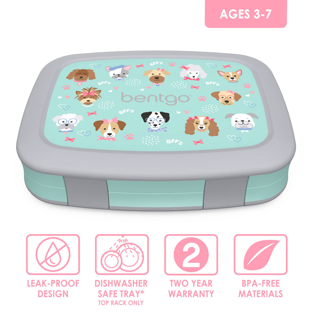 Bentgo Kids Prints Lunch Box, Lunch Bag, & Ice Packs
