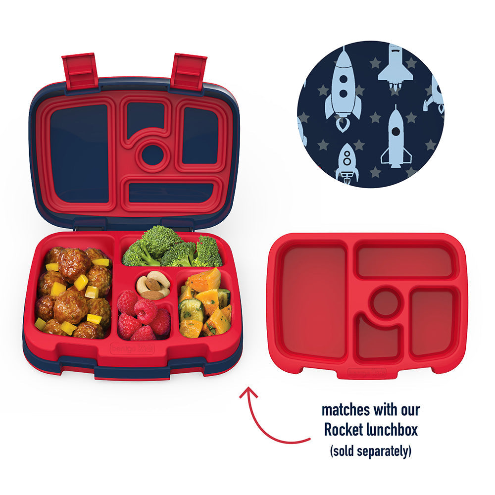 Bentgo Kids Prints Tray with Transparent Cover