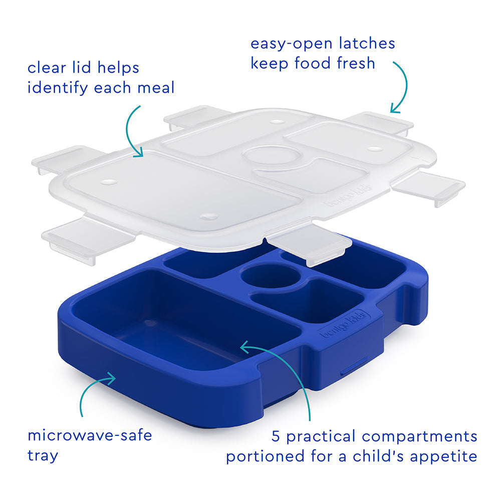 Bentgo Kids Prints Tray with Transparent Cover